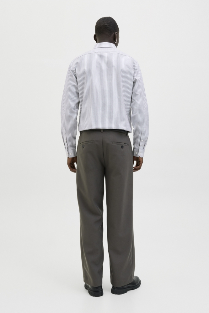 JPRBLAPARKER SHIRT L/S NOOS 12227385 BRIGHT WHITE/SLIM FIT